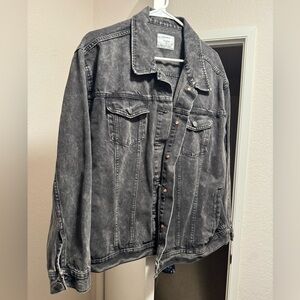 Old Navy Charcoal Denim Jacket